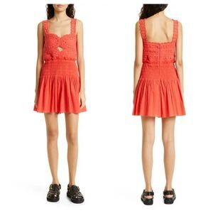 Sea New York Camila Crochet Romper (8)(10) NWT